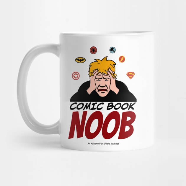 Comic Book Noob Logo Shirt by AssemblyofGeeks